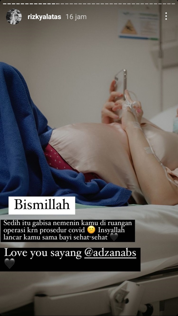 10 Momen Adzana Bing Slamet melahirkan anak kedua, penuh perjuangan