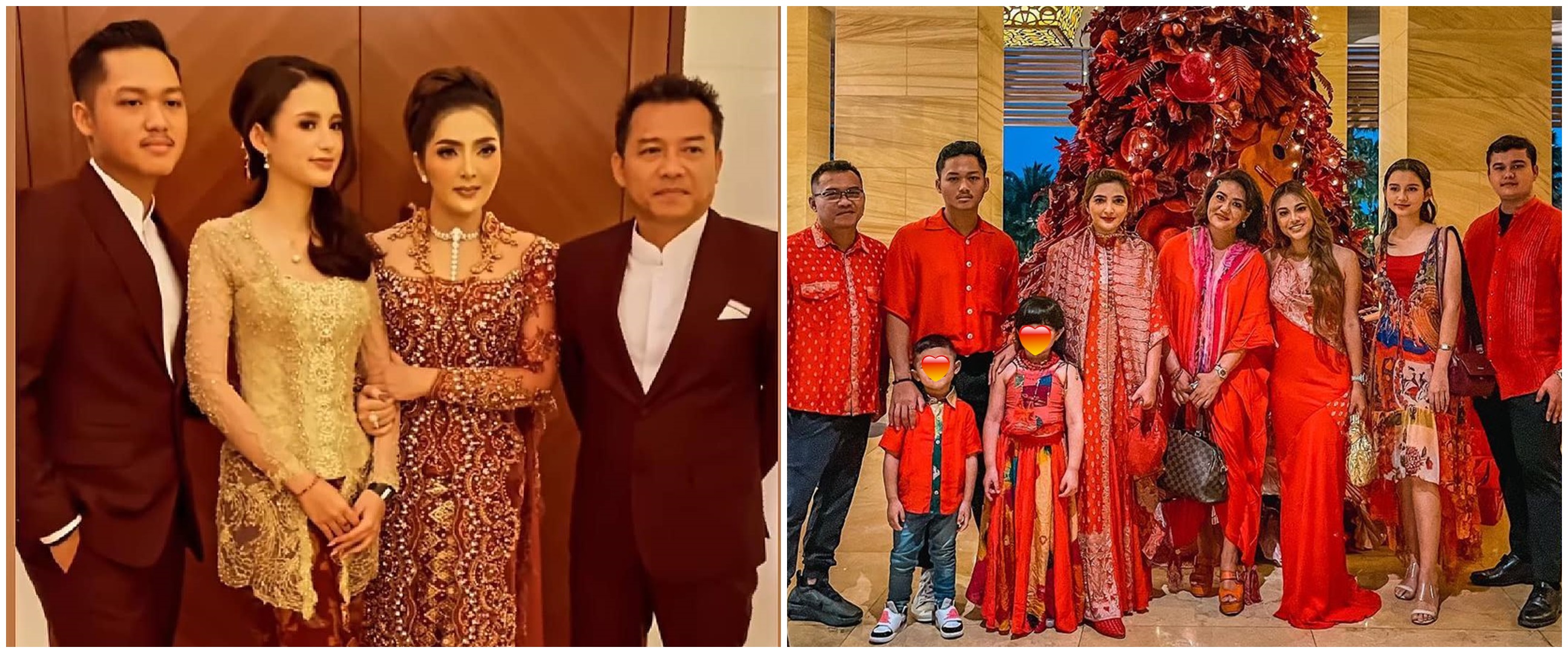 10 Momen hangat Sarah Menzel dengan keluarga Azriel Hermansyah