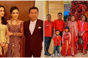 10 Momen hangat Sarah Menzel dengan keluarga Azriel Hermansyah