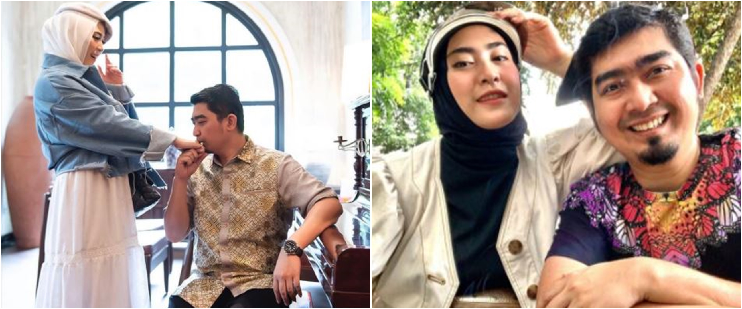 Jarang tersorot, ini 7 potret mesra Ustaz Solmed dan April Jasmine