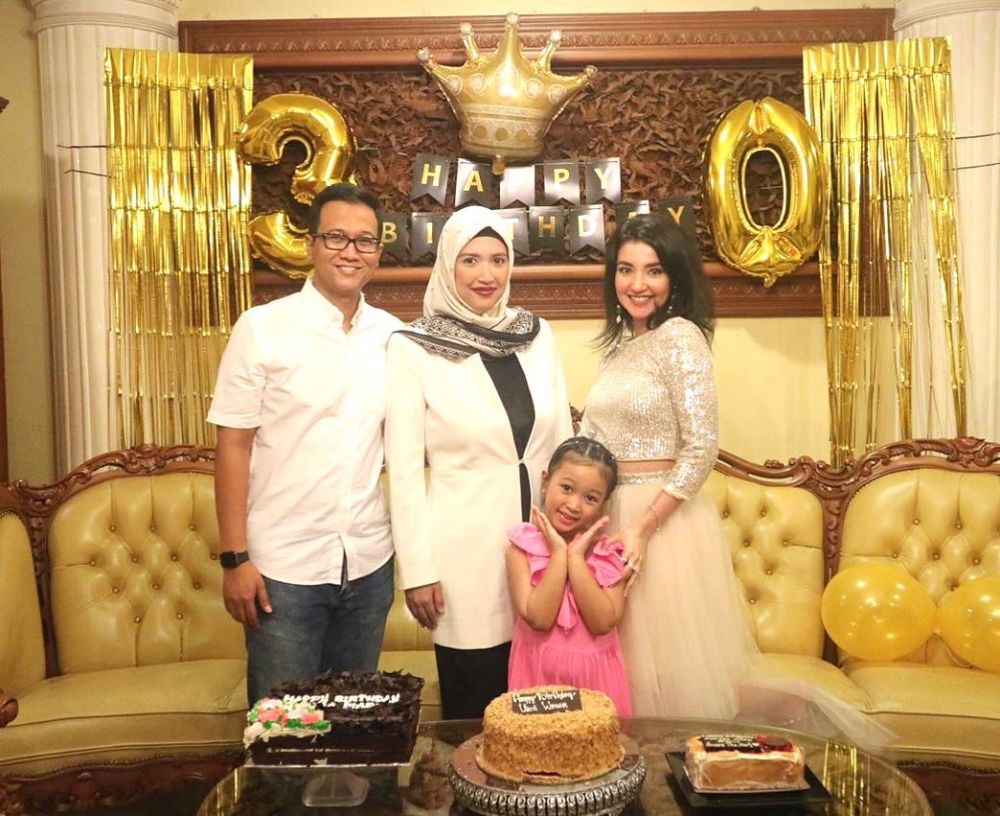 10 Momen ulang tahun Tsania Marwa yang ke-30, penuh kehangatan