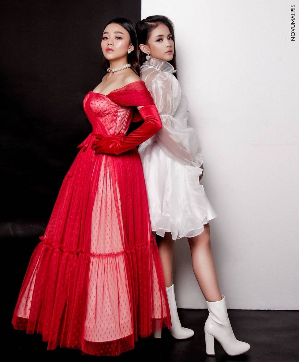 9 Pemotretan Putri DA dan Aulia DA, jadi bawang merah & bawang putih