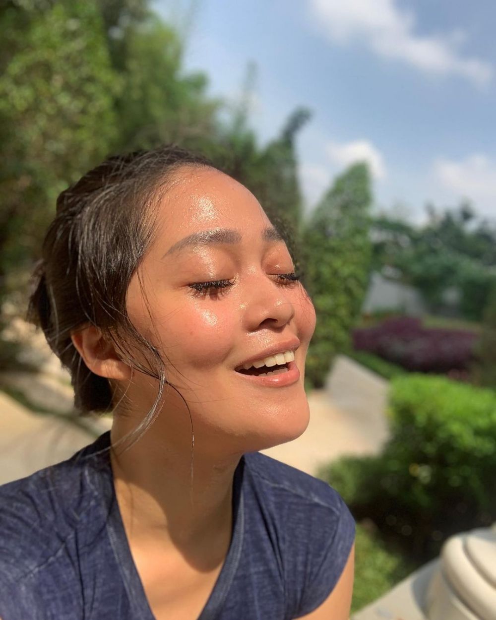 10 Potret Gracia Indri tanpa polesan makeup, cantiknya natural