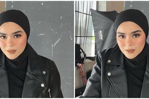 10 Gaya hijab hypebeast Sivia Azizah, pesonanya makin terpancar