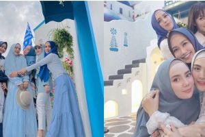 7 Potret April Jasmine bareng Geng Kinclong, selalu tampil modis