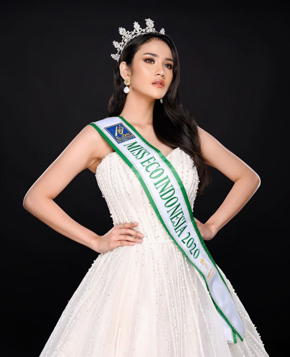 8 Potret Intan Wisni, finalis Miss Eco Internasional yang jadi sorotan