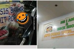 11 Nama lucu warung makan pakai bahasa Inggris ini bikin nyengir
