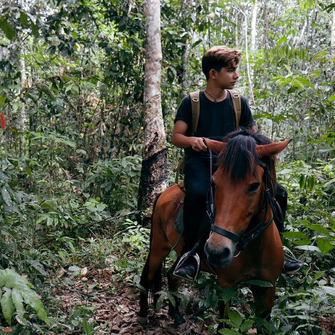 8 Potret Andrew Kalaweit, YouTuber hidup sendiri di hutan Kalimantan