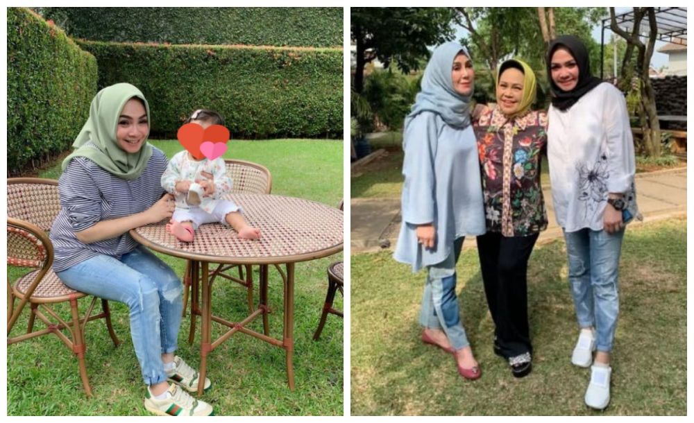 Berusia 59 tahun, 10 potret gaya fashion Rieta Amilia selalu trendy