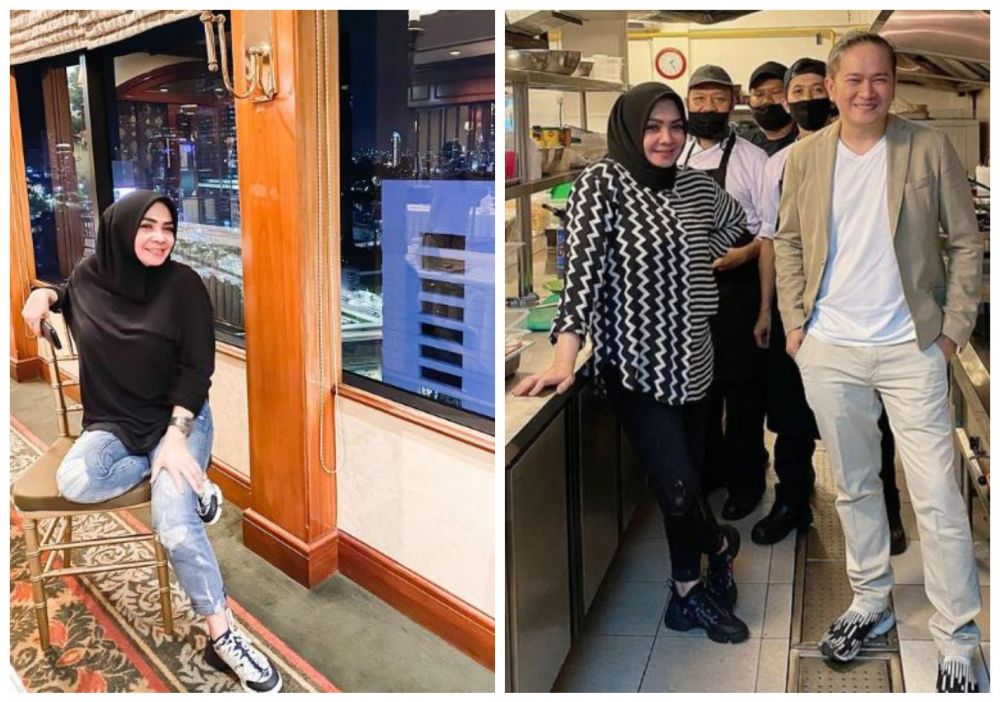 Berusia 59 tahun, 10 potret gaya fashion Rieta Amilia selalu trendy