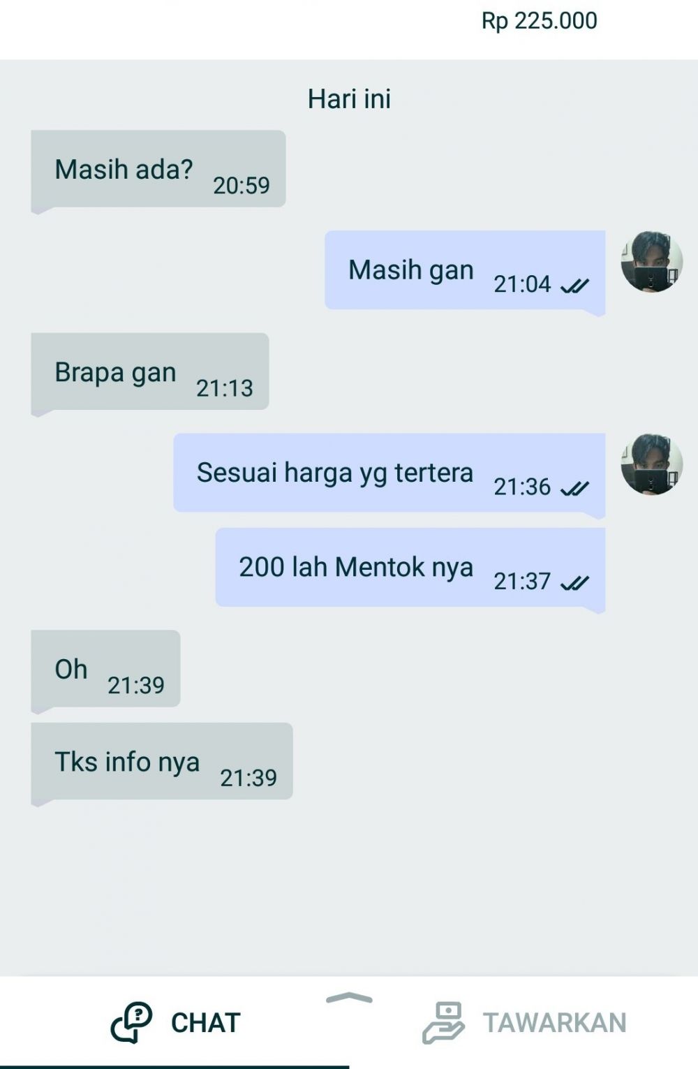 10 Chat lucu nawar dagangan di online shop ini bikin ngelus dada