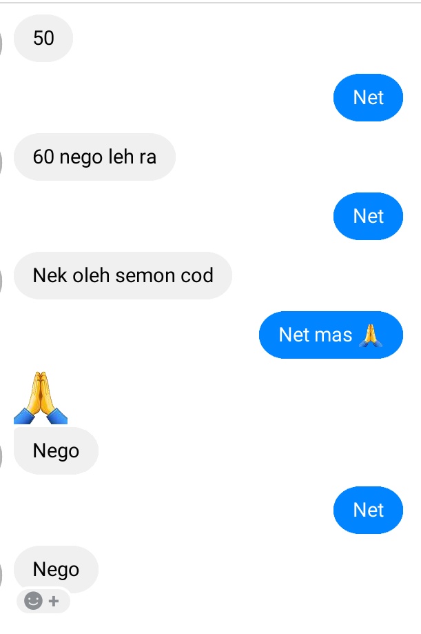 10 Chat lucu nawar dagangan di online shop ini bikin ngelus dada