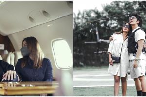 10 Potret keseruan Atta dan Aurel keliling Bali naik helikopter