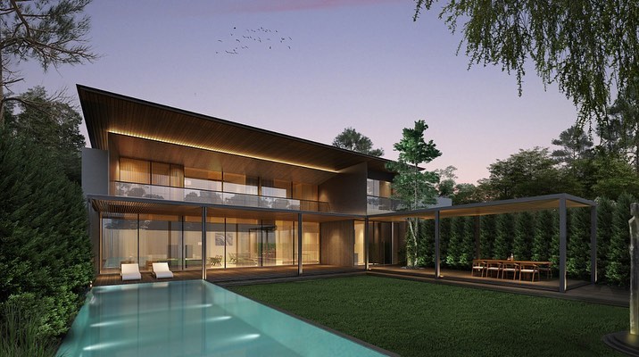 5 Potret desain rumah baru Citra Kirana, ada kolam renang & taman asri