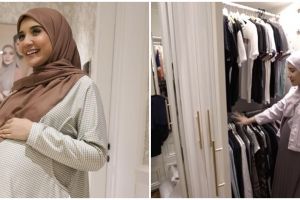 8 Potret walk in closet Zaskia Sungkar, bajunya capai ratusan