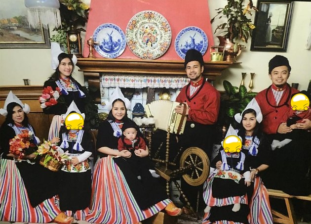 8 Gaya pemotretan keluarga Raffi Ahmad dulu sampai kini, elegan abis