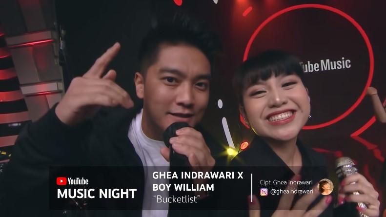 8 Momen Ghea Indrawari dan Boy William, duet di video klip Bucketlist