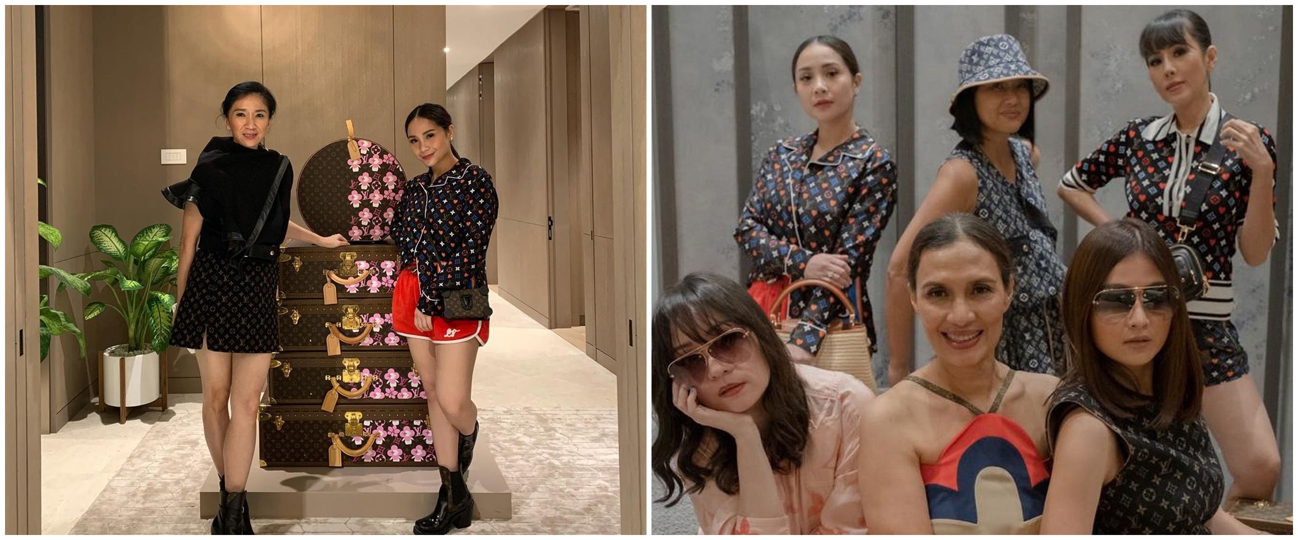6 Momen Nagita Slavina hadiri acara brand Louis Vuitton, kece maksimal