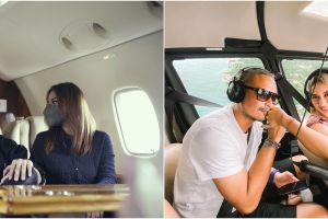 Momen mesra 8 pasangan seleb di dalam pesawat, terbaru ada Atta-Aurel