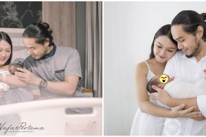 7 Momen khitan dan akikah anak Ana Riana, dekorasinya serba biru