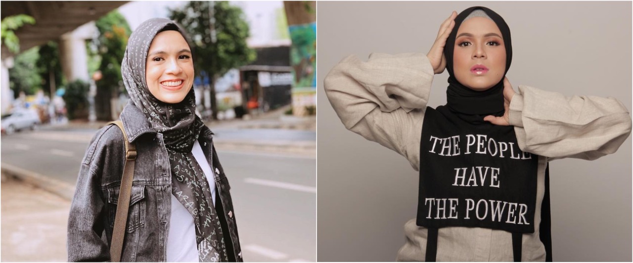 10 Pesona Nycta Gina ber-makeup tebal, cantiknya jadi manglingi