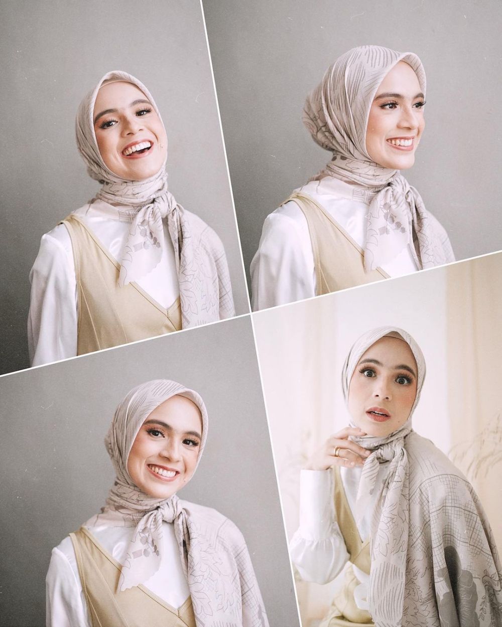 10 Pesona Nycta Gina ber-makeup tebal, cantiknya jadi manglingi