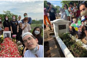 Momen 6 seleb ziarah ke makam keluarga menjelang Ramadhan