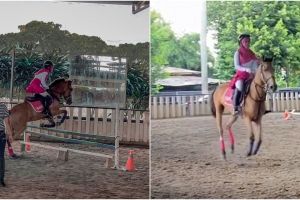 8 Momen seru Ria Ricis saat berkuda, sampai jatuh terjungkal