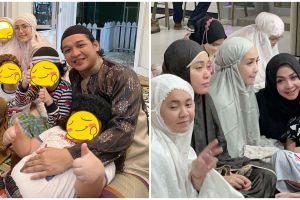 Momen 5 seleb jalani ibadah tarawih pertama, kumpul bareng keluarga