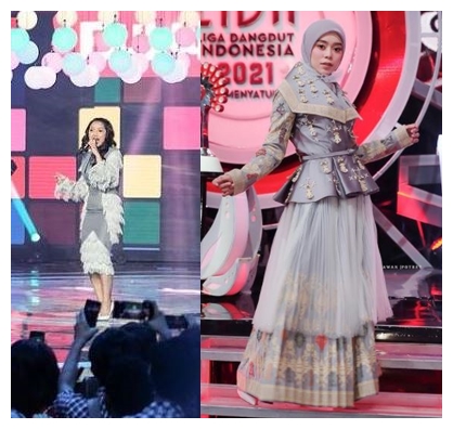8 Beda gaya Lesty Kejora dan Siti Badriah saat di atas panggung