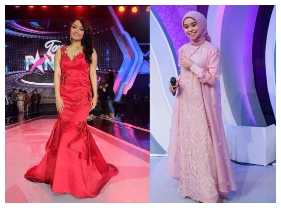 8 Beda gaya Lesty Kejora dan Siti Badriah saat di atas panggung