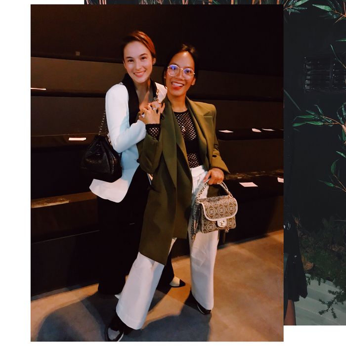 Gaya 11 seleb di acara brand fashion dunia, Nagita di Louis Vuitton