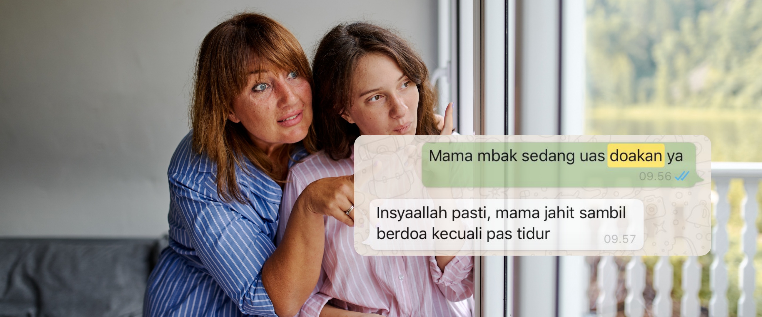 10 Chat ibu beri support ke anak ini bikin senyum lebar