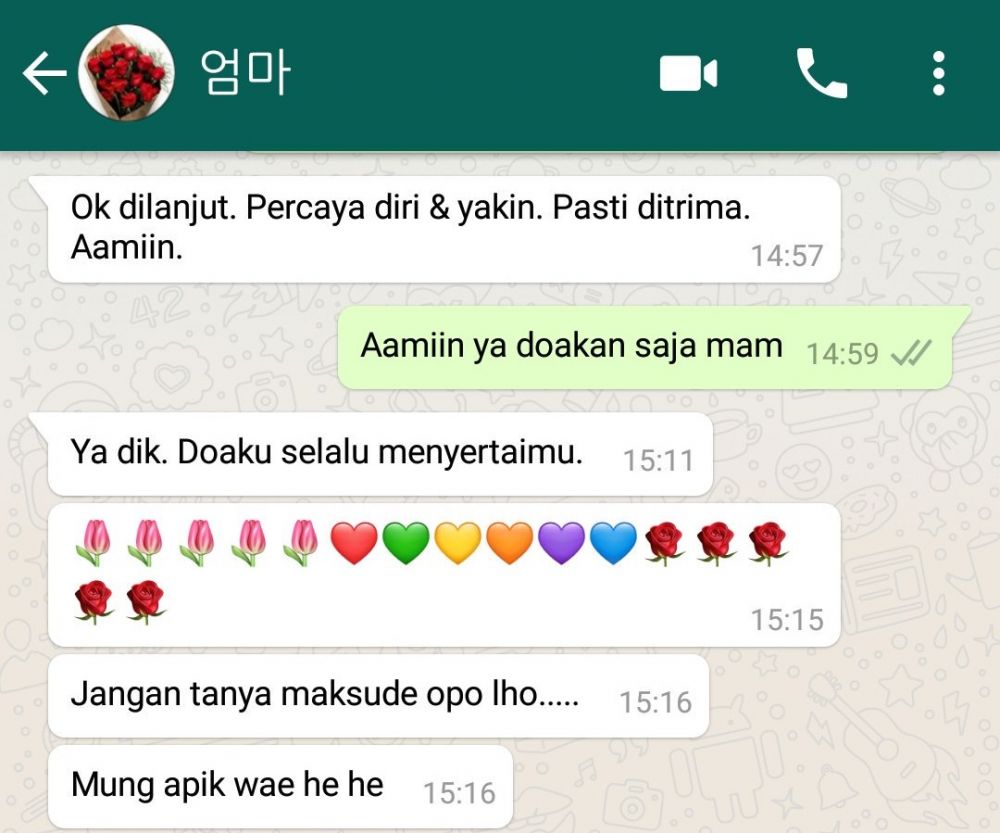 10 Chat ibu beri support ke anak ini bikin senyum lebar