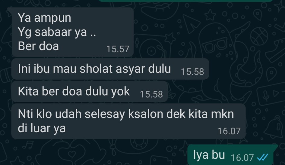 10 Chat ibu beri support ke anak ini bikin senyum lebar