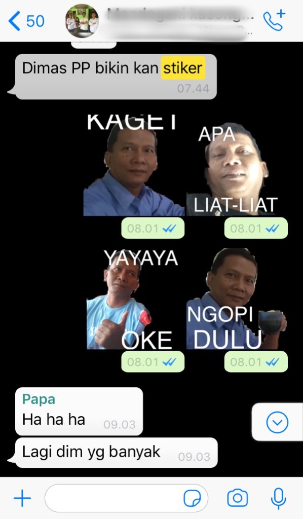 10 Chat lucu penuh drama dari ayah ini bikin anak cengar-cengir
