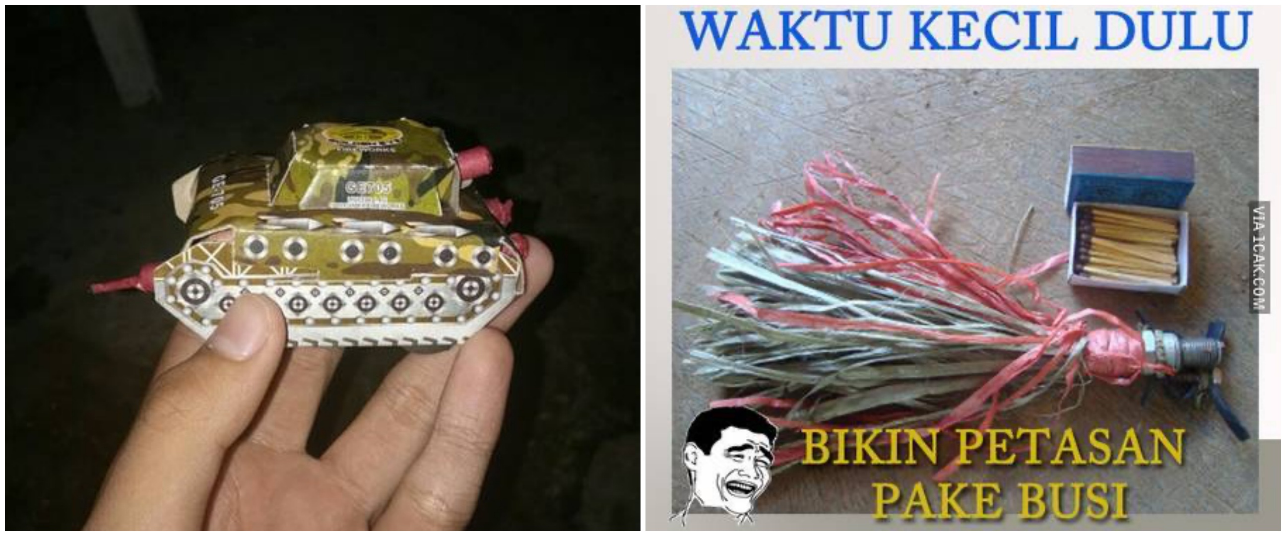 11 Potret lucu petasan ala warga Indonesia ini nyeleneh abis