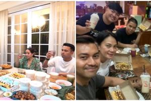 Momen buka puasa pertama 7 seleb, Raffi Ahmad curi perhatian