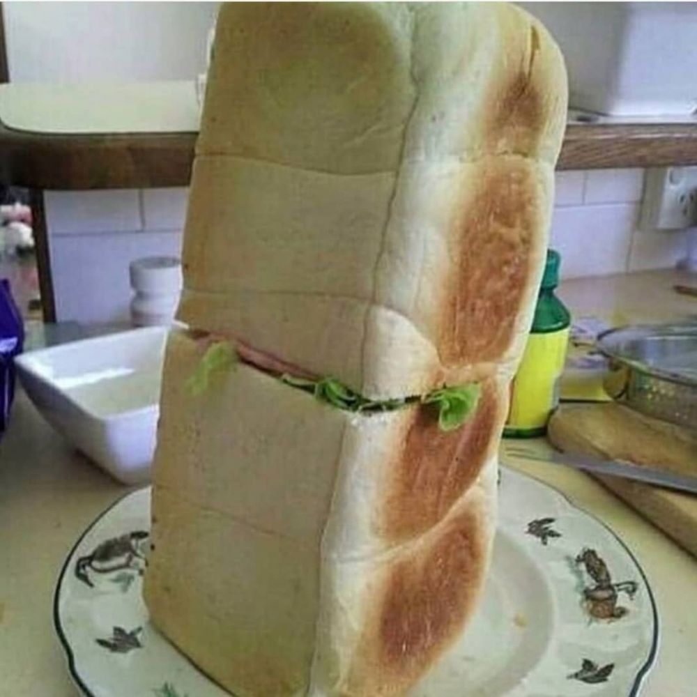15 Potret absurd roti sandwich ini bikin tepuk jidat