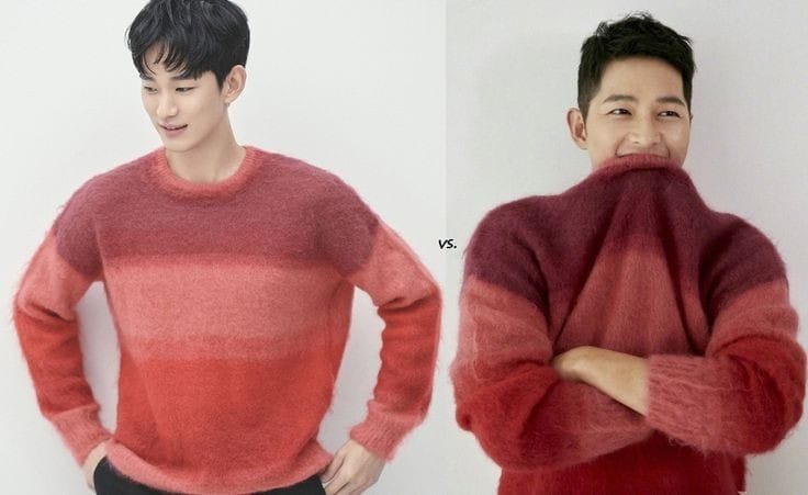 10 Adu gaya Song Joong-ki dan Kim Soo-hyun, tampan dan mempesona