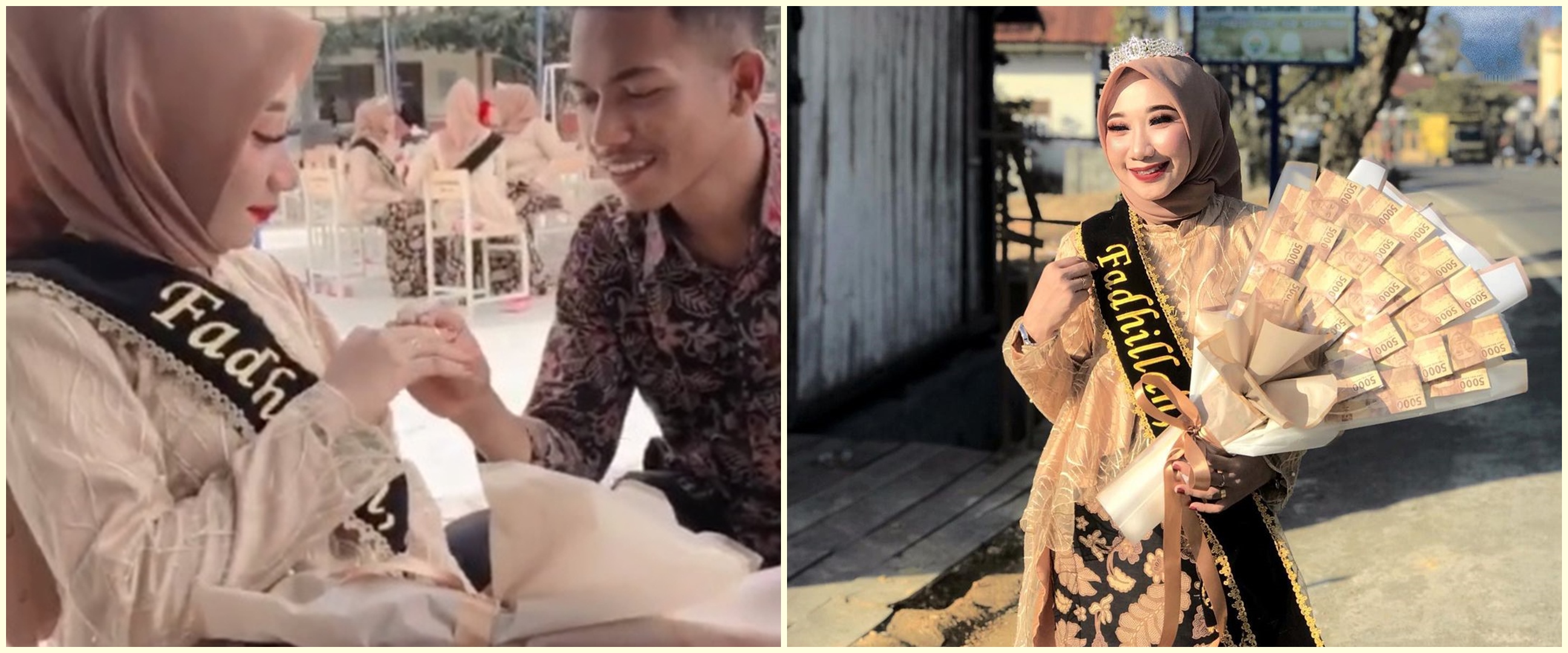 Viral video wanita dilamar saat wisuda, romantis dan bikin baper