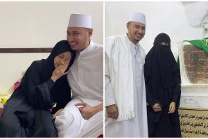 10 Momen Kartika Putri dan suami antar anak ke pesantren, penuh haru