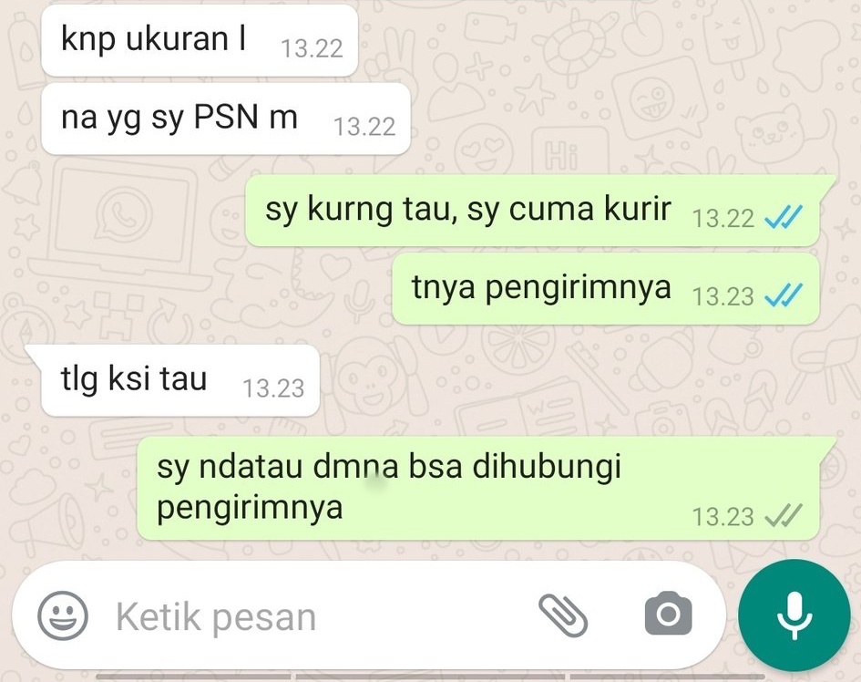 10 Chat lucu komplain ke kurir ini ngeselinnya bikin ngelus dada