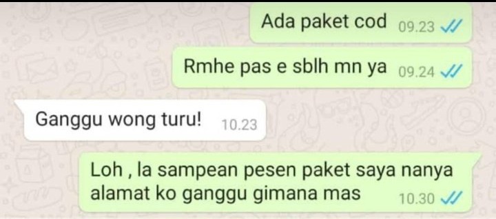 10 Chat lucu komplain ke kurir ini ngeselinnya bikin ngelus dada
