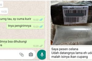 10 Chat lucu komplain ke kurir ini ngeselinnya bikin ngelus dada