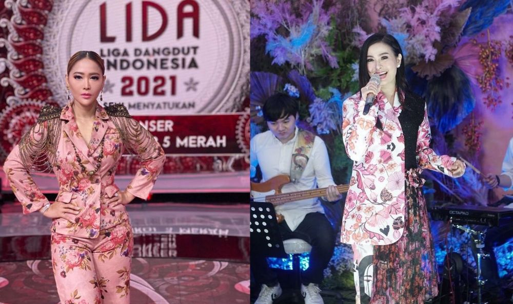 7 Beda gaya Inul Daratista dan Iis Dahlia saat di panggung