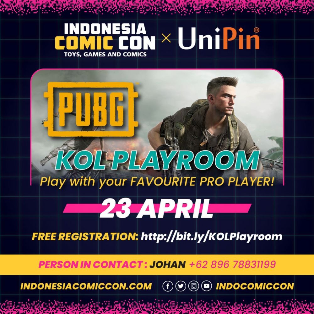 3 Ajang gaming pop culture siap digelar, ada turnamen PUBG lho 