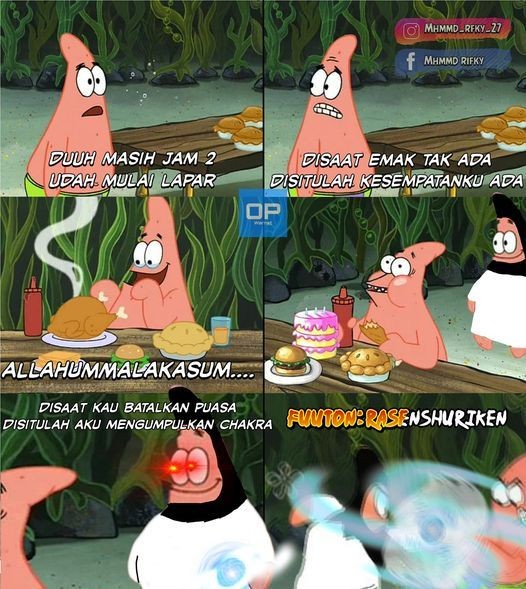 15 Meme lucu batal puasa ini bikin cekikikan pas ngabuburit