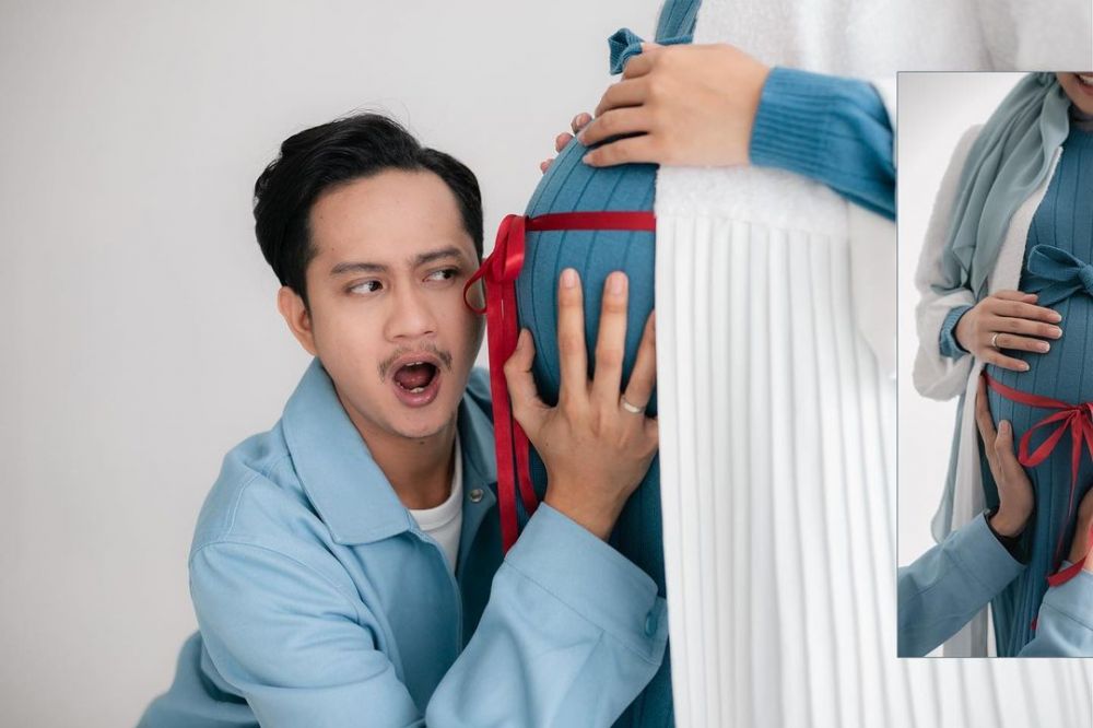 Hamil anak pertama, ini 9 potret maternity Widya Amelia & Yoga Arizona