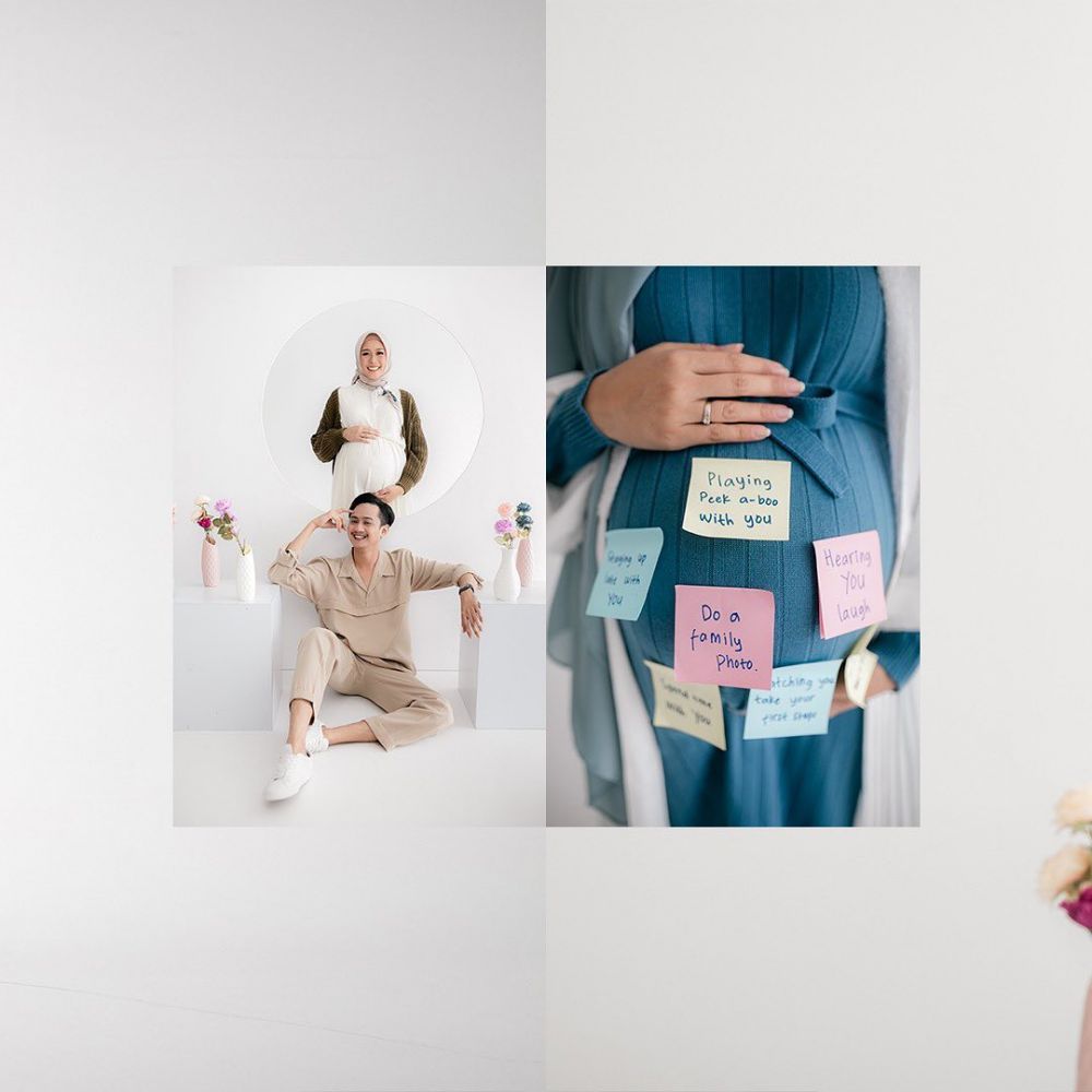 Hamil anak pertama, ini 9 potret maternity Widya Amelia & Yoga Arizona